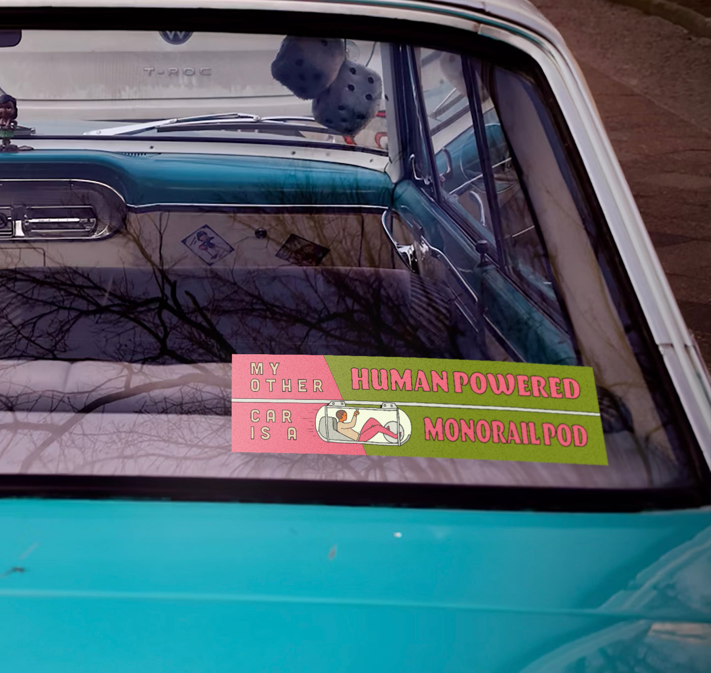 My Other Car is a Human Powered Monorail Pod